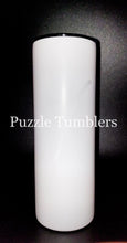 Load image into Gallery viewer, GLOW IN THE DARK HOLIDAY 20OZ SKINNY TUMBLER  (WHITE TO RED)
