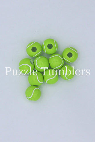 10MM BUBBLEGUM BEADS (10 PIECE) - TENNIS BEAD