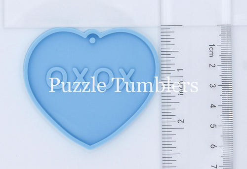 NEW - XOXO HEART KEYCHAIN MOLD