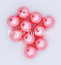 Load image into Gallery viewer, 25MM BUBBLEGUM BEADS (10 PIECE) - PINK PEARL
