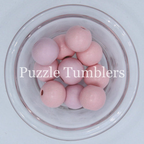 20MM BUBBLEGUM BEADS - PINK
