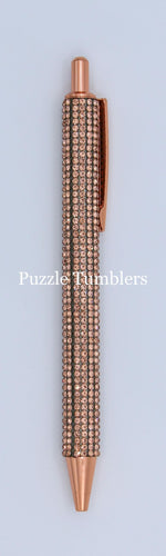 DESIGNER BLING AB RHINSTONE PEN - ROSE GOLD