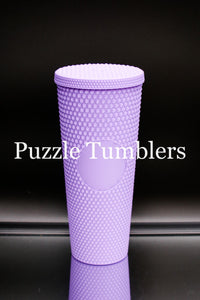 24OZ SPRING PURPLE STUDDED TUMBLER - NO LOGO