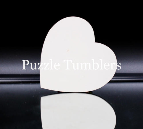 SUBLIMATION: HEART SHAPED COASTER(S)