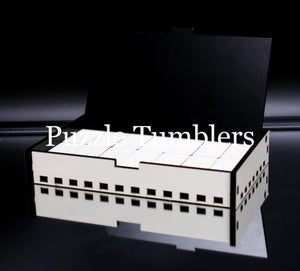 SUBLIMATION DOMINO SET WITH CASE - DOUBLE SIDED