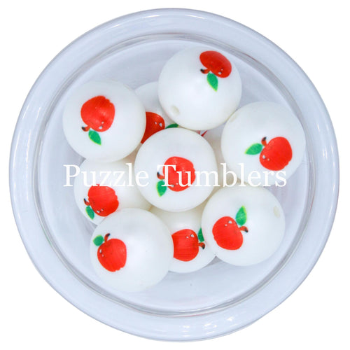 25MM BUBBLEGUM BEADS (10 PIECE) - APPLE BEAD