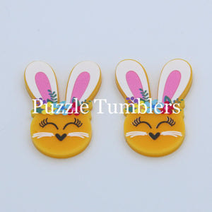 YELLOW BUNNY STUD EARRINGS