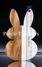 Load image into Gallery viewer, WHITE MARBLE &amp; MAPLE WOOD - CUTTING BOARD - BUNNY SHAPE