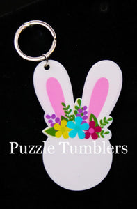 BUNNY KEYCHAIN - WHITE