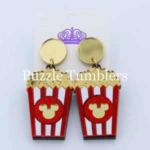 MOUSE POPCORN EARRINGS