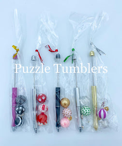 BEADABLE PEN KIT - RANDOM COLORS & BEADS