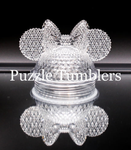 MOUSE LID (CLEAR WITH BOW)