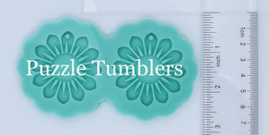CUSTOM MOLD:  "DAISY" Earring Mold *May have a 14 Day Shipping Delay (E230)