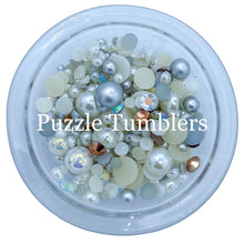 Load image into Gallery viewer, Rainbow Pearl &amp; Rhinestone Mix - Pearls, Ivory, Silver, White