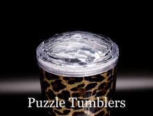 Load image into Gallery viewer, 24OZ LEOPARD  TUMBLER WITH DOME LID - NO LOGO