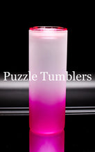Load image into Gallery viewer, 25OZ SUBLIMATION GLASS OMBRE TUMBLER WITH COLORED LID (7 STYLES)