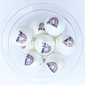 25MM BUBBLEGUM BEAD (10 PIECE) -  GIRL MAMA