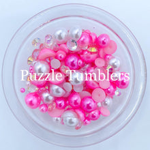 Load image into Gallery viewer, Rainbow Pearl &amp; Rhinestone Mix - Pink, Pearl, &amp; Crystal