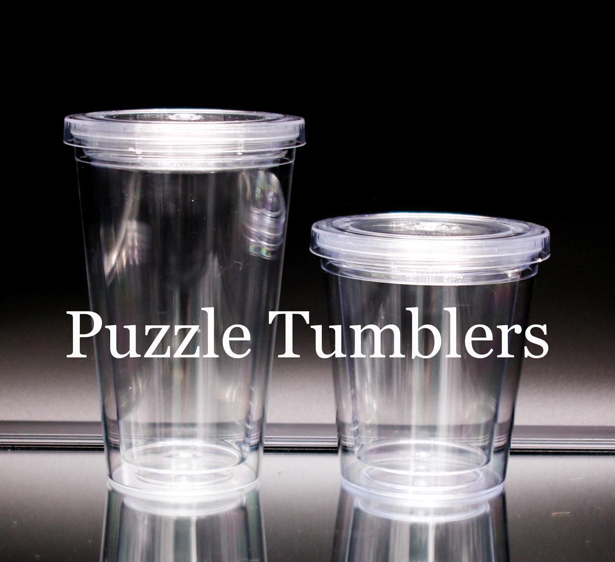 12OZ DOUBLE WALLED PLASTIC SNOW GLOBE TUMBLER (NO HOLE) TWIST LID & STRAW