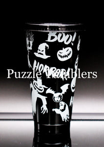 24OZ HALLOWEEN GLOW IN THE DARK (COLD) TUMBLER - NO LOGO