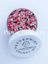 Load image into Gallery viewer, PEPPERMINT - CHUNKY MIX GLITTER