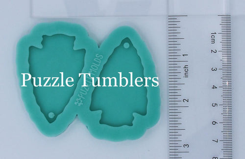 CUSTOM MOLD: ARROWHEAD DROP Earring *May have a 7-10 Day Shipping Delay (E31)