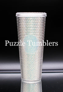 24OZ OPAL GLITTERED STUDDED TUMBLER - NO LOGO