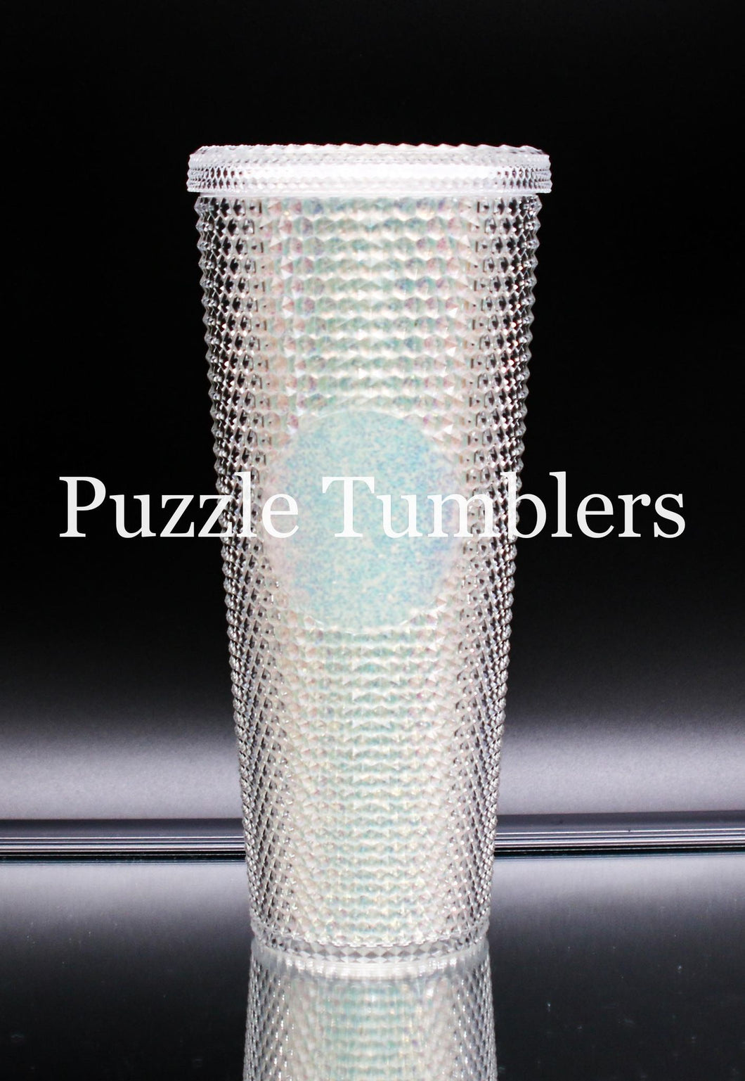 24OZ OPAL GLITTERED STUDDED TUMBLER - NO LOGO