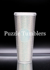 24OZ OPAL GLITTERED STUDDED TUMBLER - NO LOGO