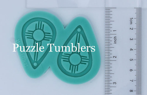 CUSTOM MOLD: ZIA DROP Earring *May have a 7-10 Day Shipping Delay (E40)
