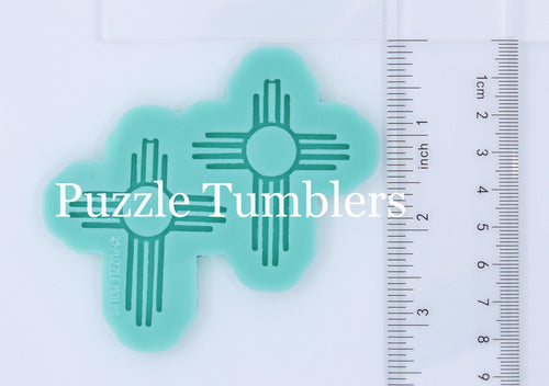 CUSTOM MOLD: ZIA CROSS Earring *May have a 7-10 Day Shipping Delay (E47)