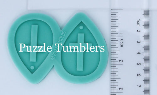 CUSTOM MOLD: CROSS EARRING *May have a 14 Day Shipping Delay (E72)