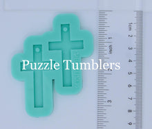 Load image into Gallery viewer, CUSTOM MOLD: CROSS EARRING *May have a 7-10 Day Shipping Delay (E73)
