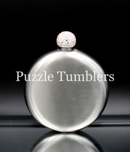8OZ WOMEN'S FLASK WITH BLING