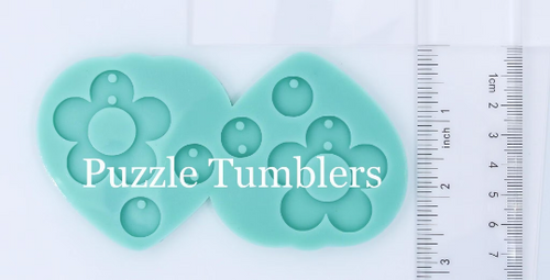 CUSTOM MOLD: Daisy Earring Mold *May have a 14 Day Shipping Delay (B16)