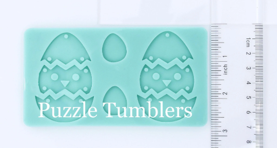 CUSTOM MOLD: Easter Egg Earring Mold *May have a 14 Day Shipping Delay (B33)