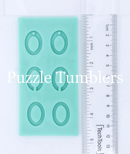 CUSTOM MOLD: Large Chain Earring Mold *May have a 14 Day Shipping Delay (B41)