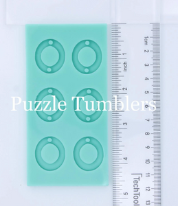 CUSTOM MOLD: Large Chain Earring Mold  *May have a 14 Day Shipping Delay (B65)