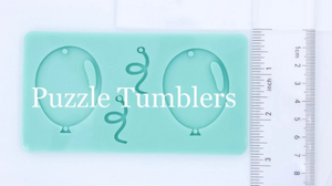 CUSTOM MOLD: Balloon Earring Mold  *May have a 14 Day Shipping Delay (B72)