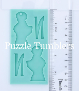 CUSTOM MOLD: Nevermore Earring Dancing Mold  *May have a 14 Day Shipping Delay (B78)