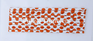 BASKETBALL PRINT STRAWS (SOLD INDIVIDUALLY)