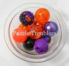 Load image into Gallery viewer, 20MM BUBBLEGUM BEADS VARIETY (10 PIECE) - PUMPKIN MIX