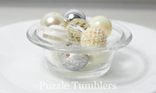Load image into Gallery viewer, 25MM BUBBLEGUM BEADS VARIETY (10 PIECE) - WHITE IVORY