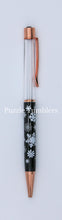 Load image into Gallery viewer, SNOWFLAKE ROSEGOLD - HOLIDAY FLOATING PENS WITH BLING TOP - DIY *NEEDS GROUP PHOTO