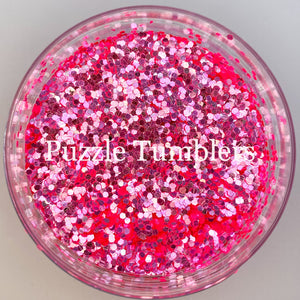 BUBBLE GUM - MEDIUM GLITTER