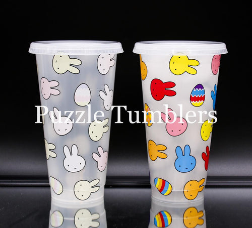 24OZ EASTER BUNNY COLOR CHANGING (COLD) TUMBLER - NO LOGO