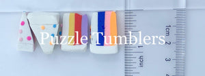 CAKE SLICES (4 PACK) - POLYMER CLAY