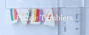 CAKE SLICES (4 PACK) - POLYMER CLAY