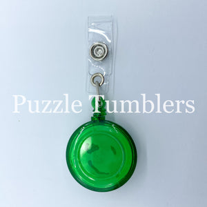 Badge Reels CLEAR Colors - $0.85/Each