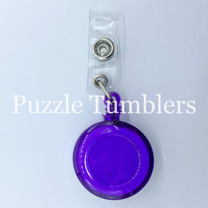 Badge Reels CLEAR Colors - $0.85/Each
